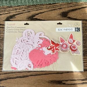 NWT K&Company Die-Cut Cardstock